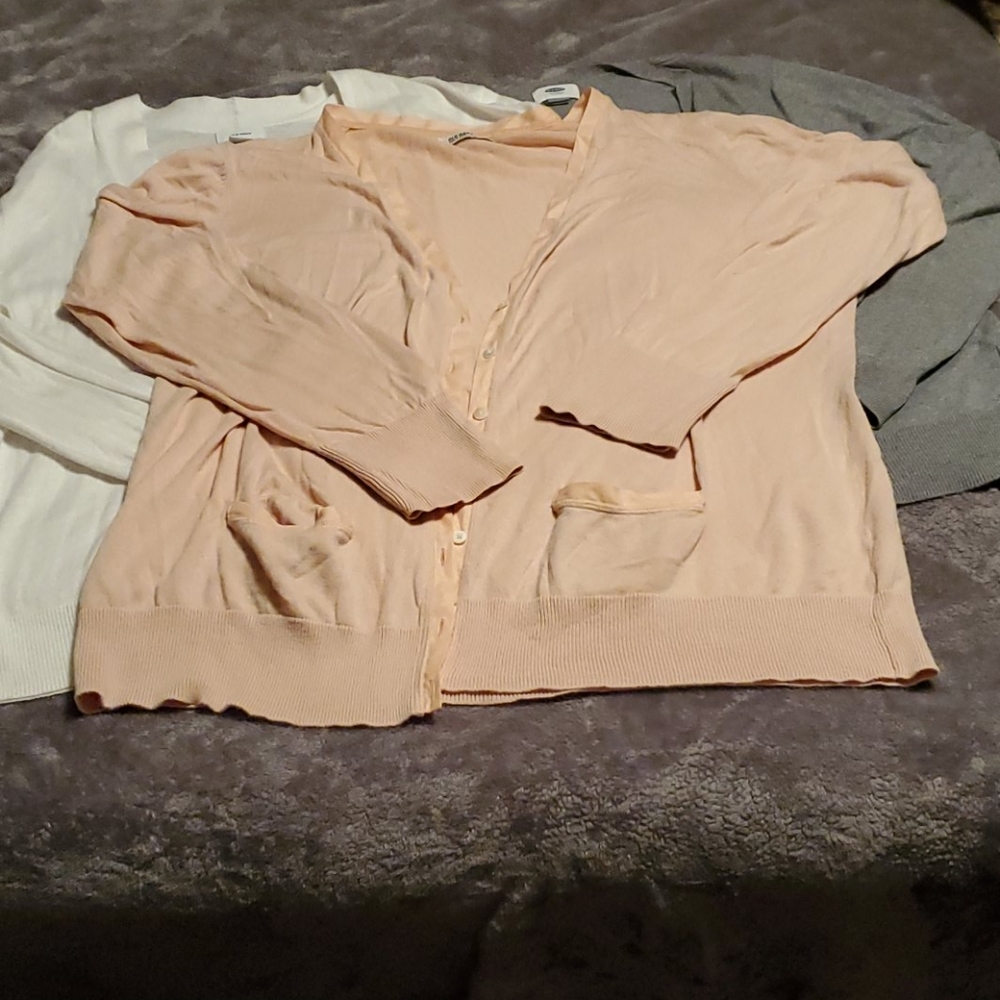 Lot of Three Old Navy Cardigans Size XL